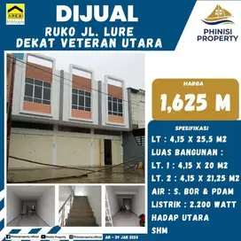 DIJUAL RUKO MURAH DALAM KOTA JALAN LURE DEKAT VETERAN UTARA