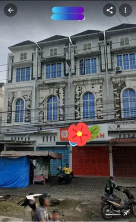 ruko 3 lantai,medan helvetia,jalan raya,ramai,murah