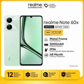REALME NOTE 60X RAM 12GB ROM 128GB (HARGA 1JUTAAN)