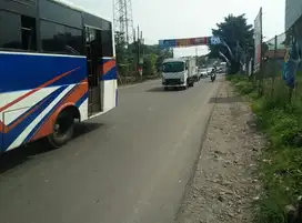 tanah di cileungsi pinggir jl raya harga njop