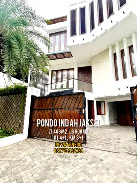 Jual rumah 3 lantai  di Pondok Indah Jakarta Selatan