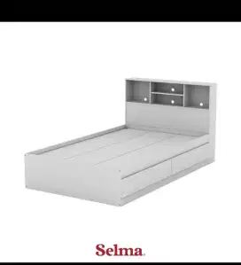 Sakha Bed 160x200Cm White