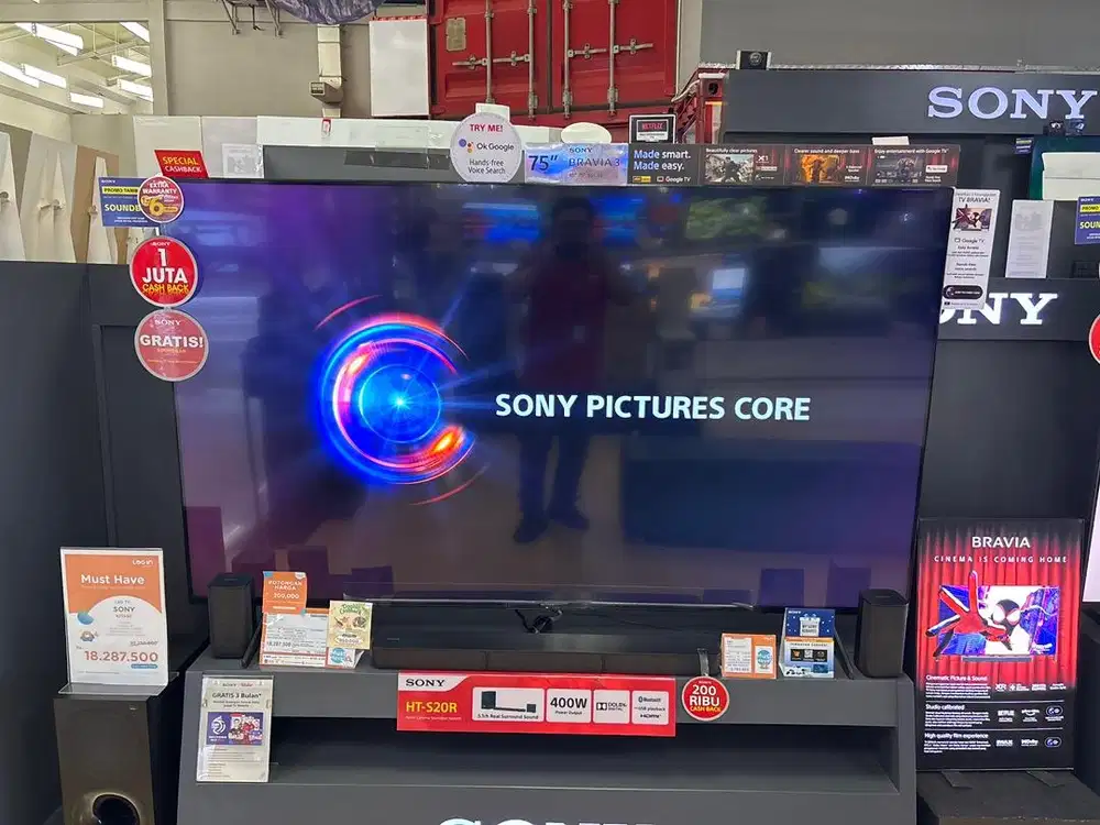 LED TV SONY 75” bisa dicicil tanpa dp