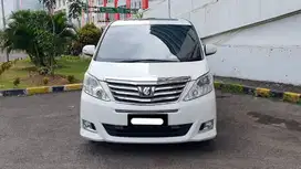 km50rb toyota alphard g atpm 2014 putih sunroof pilot seat