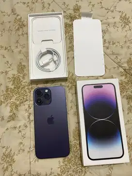 Iphone 14 promax 128gb IBOX Fullset Ori no minus