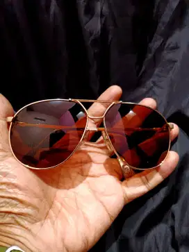 Kacamata brown polarized mewah german nos antik