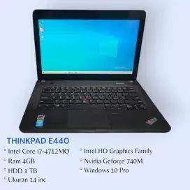 Laptop Thinkpad E440 core i7