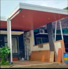 Kanopi baja ringan atap alderon single