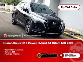 [ CAMERA 360 ] Nissan Kicks 1.2 E Power Hybrid AT Hitam NIK 2020/2021