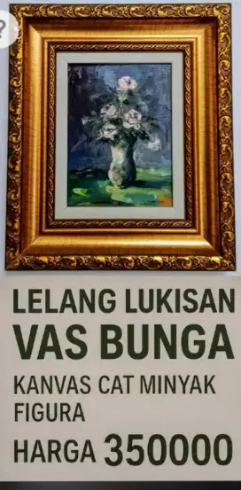 Lukisan vas bunga