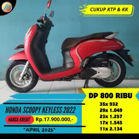 HONDA SCOOPY KEYLESS 2022 KREDIT DP 800RIBU ANGSURAN SANGAT TERJANGKAU