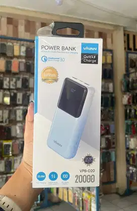 PowerBank VIVAN VPB-D20 20000mAh 22.5W QC PD LED