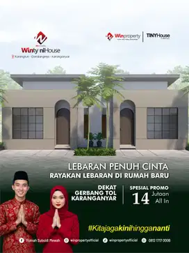 RUMAH 14 JUTAAN DI SOLO UTARA