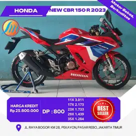 HONDA NEW CBR 150 R TAHUN 2023 BOCI MULUS, MESIN HALUS, SIAP PAKAI