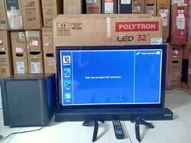 TV LED POLYTRON PLUS SOUND BAR SUARA MANTAP MURAH DIGITAL TV