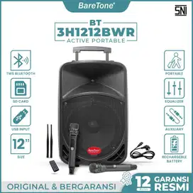 BARETONE 1212BWR 12 - Wireless 12inch - SPEAKER PORTABLE - Original