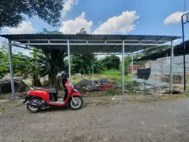 Kanopi baja Ringan Galvalum ADI TRUSS Lbih IRIT sehari Jadi Biaya Nego