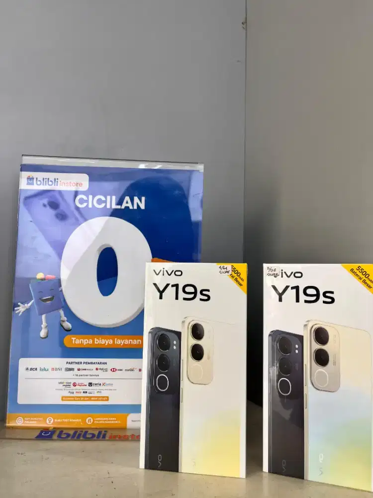 NEW VIVO Y19S RAM 12GB SEGEL GARANSI RESMI  !!