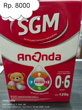 susu sgm 120gr usia 0-6bln
