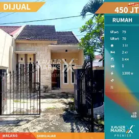 Dijual Dibawah Harga Pasar, Rumah di sawojajar, Malang