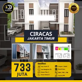 Dijual Rumah 2 Lantai Ciracas Jakarta Timur