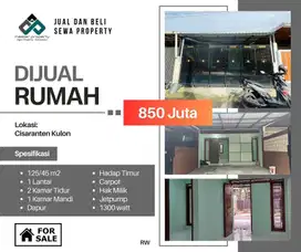 Jual cepat rumah 1 lantai 800 jutaan di Cisaranten Kulon Arcamanik