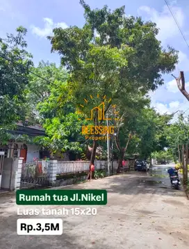 jual rumah tua Jalan Nikel pettarani