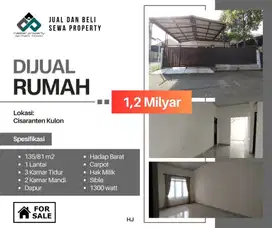 Jual rumah 1 lantai di Komplek Cisaranten Kulon Arcamanik Kota Bandung