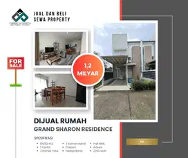 Jual rumah 2 lantai di Komplek Grand Sharon Residence Kota Bandung