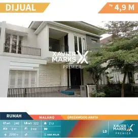 DIJUAL RUMAH MODERN FULL FURNISHED DI GREENWOOD GOLF ARAYA - MALANG