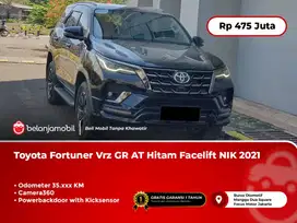 [KICKSENSOR] Toyota Fortuner Vrz GR AT Hitam Facelift NIK 2021/2022