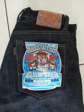 BLUE SATES DENIM SELVEDG