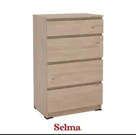 LAURA 4 DRAWERS JACKSON HICKORY
