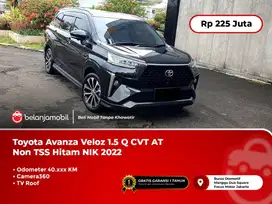 [CAMERA 360] Toyota Avanza Veloz 1.5 Q CVT AT  Hitam NIK 2022/2023