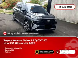 [CAMERA 360] Toyota Avanza Veloz 1.5 Q CVT AT  Hitam NIK 2022/2023