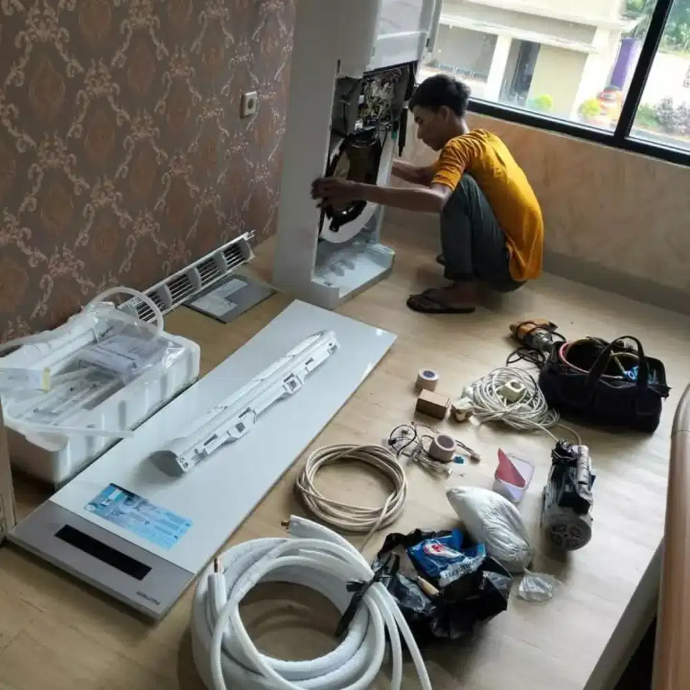 service ac kulkas mesin cuci pompa