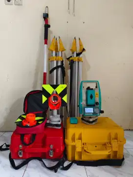 Jual total station Ruide RQS bekas komplit