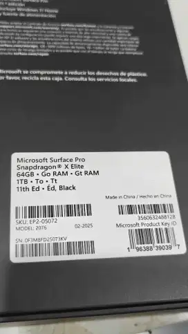 Microsoft Surface Pro Copilot PC 11th Edition