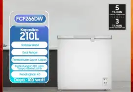 Changhong Chest Freezer FCF266DW Kapasitas 210 Liter