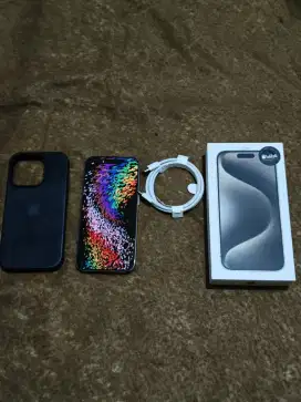 Iphone 15 pro ibox resmi + proteksi gadget
