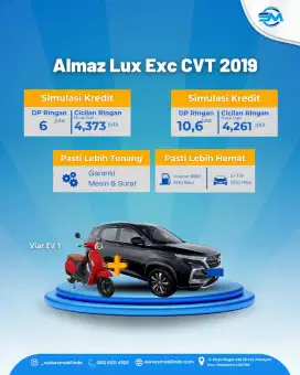 Wuling almaz EXCLUSIVE AT 2019 Hadiah langsung molis Viar EV 1 buktika