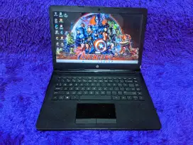 Laptop hp14 spek gaming n editing mulus