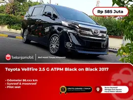 [SUNROOF] Toyota Vellfire 2.5 G ATPM Black on Black 2017/2018