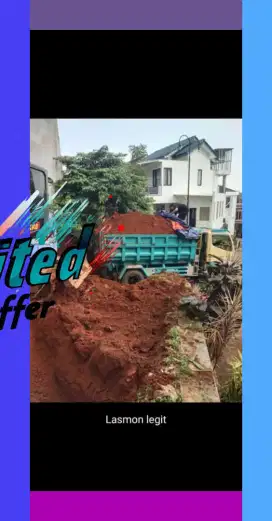 Tanah merah puing urug murah