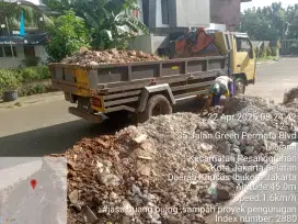 Jasa buang puing dan pengurugan