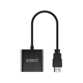 Kabel HDMI to VGA Robot RHV10 Black (without  Audio & Power) 1080P