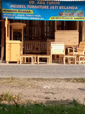 Meja makan gerobak dll