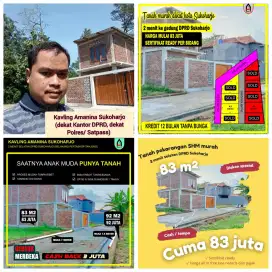 AMANINA Kavling siap bangun. Dekat kantor DPRD Skh