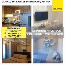 MURAH Dijual Apartemen Anderson Pakuwon Mall Tipe 2 K.Tidur Furnished