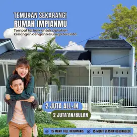 Rumah murah ditonjong Bojong gede.ede